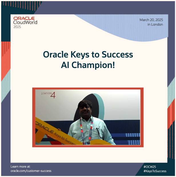 Oracle Keys to Success - AI Champion